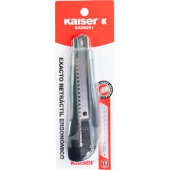 Exacto retráctil ergonómico cuchilla de 18 mm