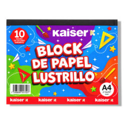 Block de papel lustrillo